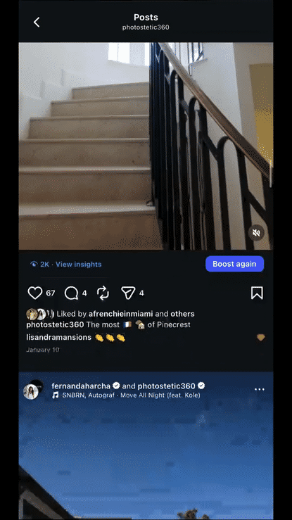 Social media content preview