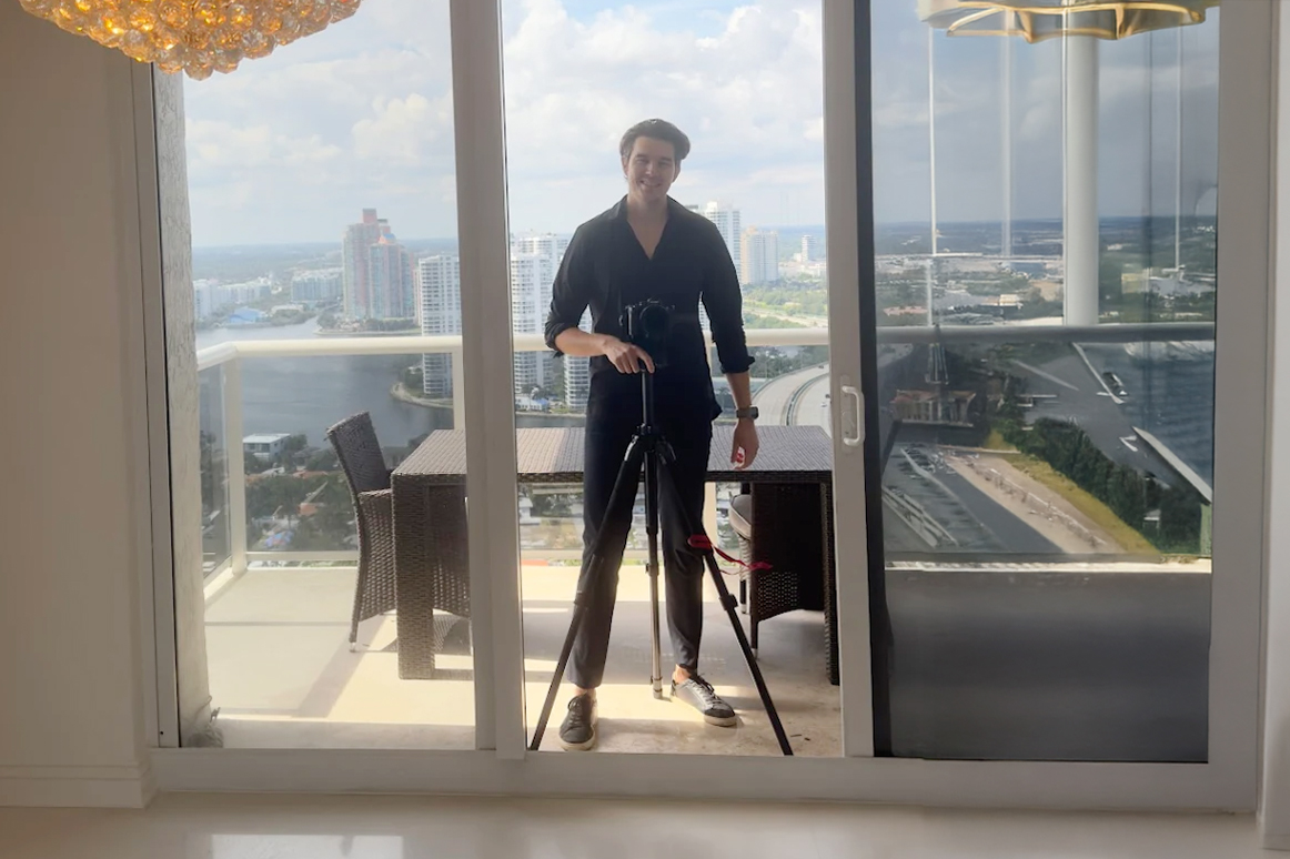 Photostetic photographer on location in Miami